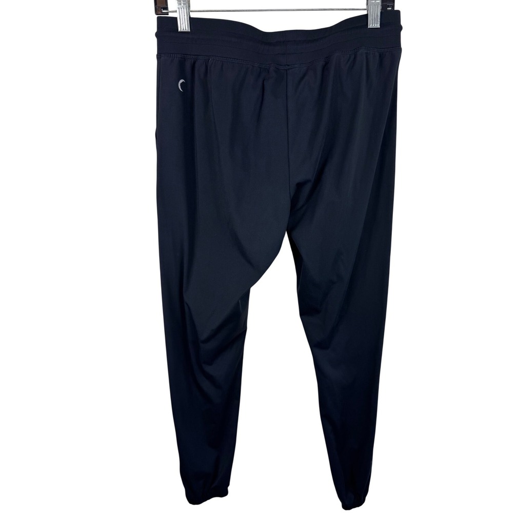 Zyia Active Womens Black Joggers Ankle Zip Drawstring Athletic Pants Small - Picture 2 of 6